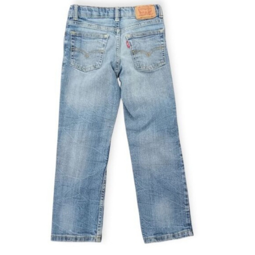 Levi's Light Blue Boys Straight Jeans Sz.7 EUC. - Picture 2 of 6